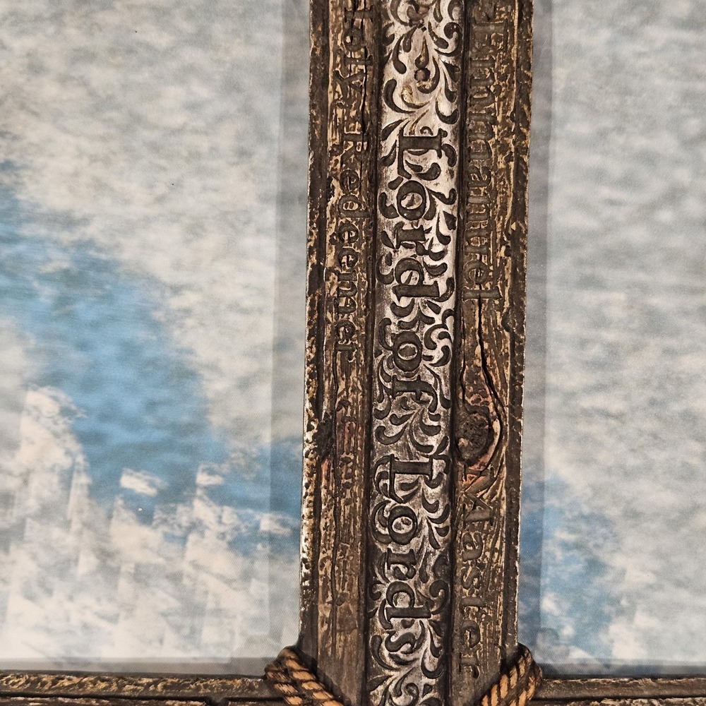 19" Rustic Farmhouse Cross Wall Decor Christian Home Accent - Picture 2 of 6